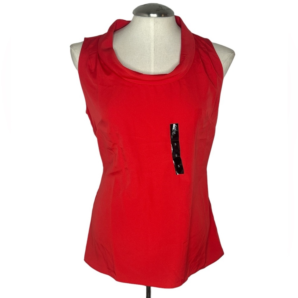 Banana Republic Sleeveless Scoop Neck Pullover Red Top Size Small